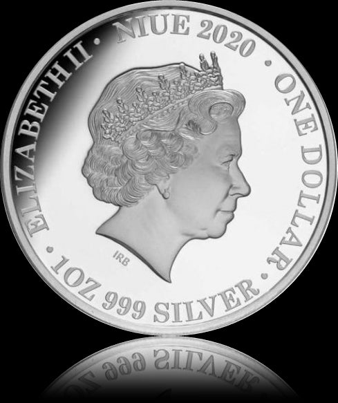 QUEEN ELIZABETH II - LONG MAY SHE REIGN, 1 oz Silver Proof 1$, Niue, 2020