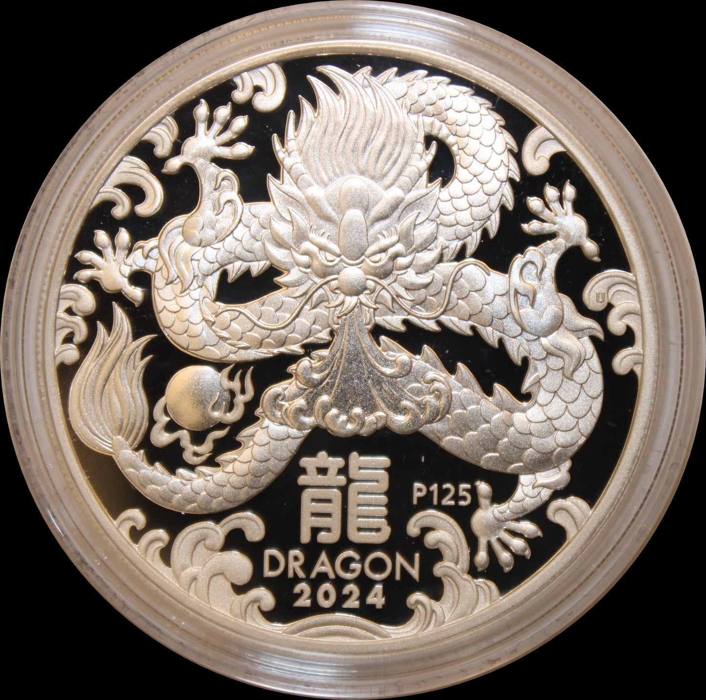 YEAR OF THE Dragon, Serie Lunar III, 1 AUD, 1 oz Silber Proof, 2024