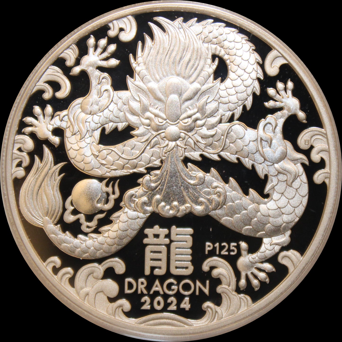 YEAR OF THE Dragon, Serie Lunar III, 1 AUD, 1 oz Silber Proof, 2024