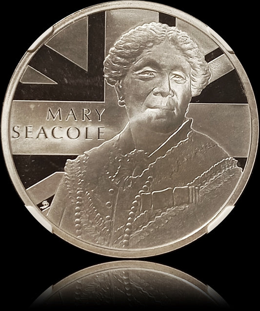 MARY SEACOLE,  1 oz Silver PF69, 5£, 2024