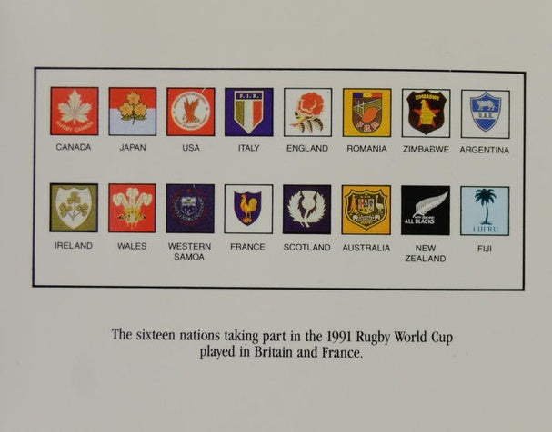 RUGBY WORLD CUP, Annual Uncirculated Coin Set, 5$, New Zealand, 1991