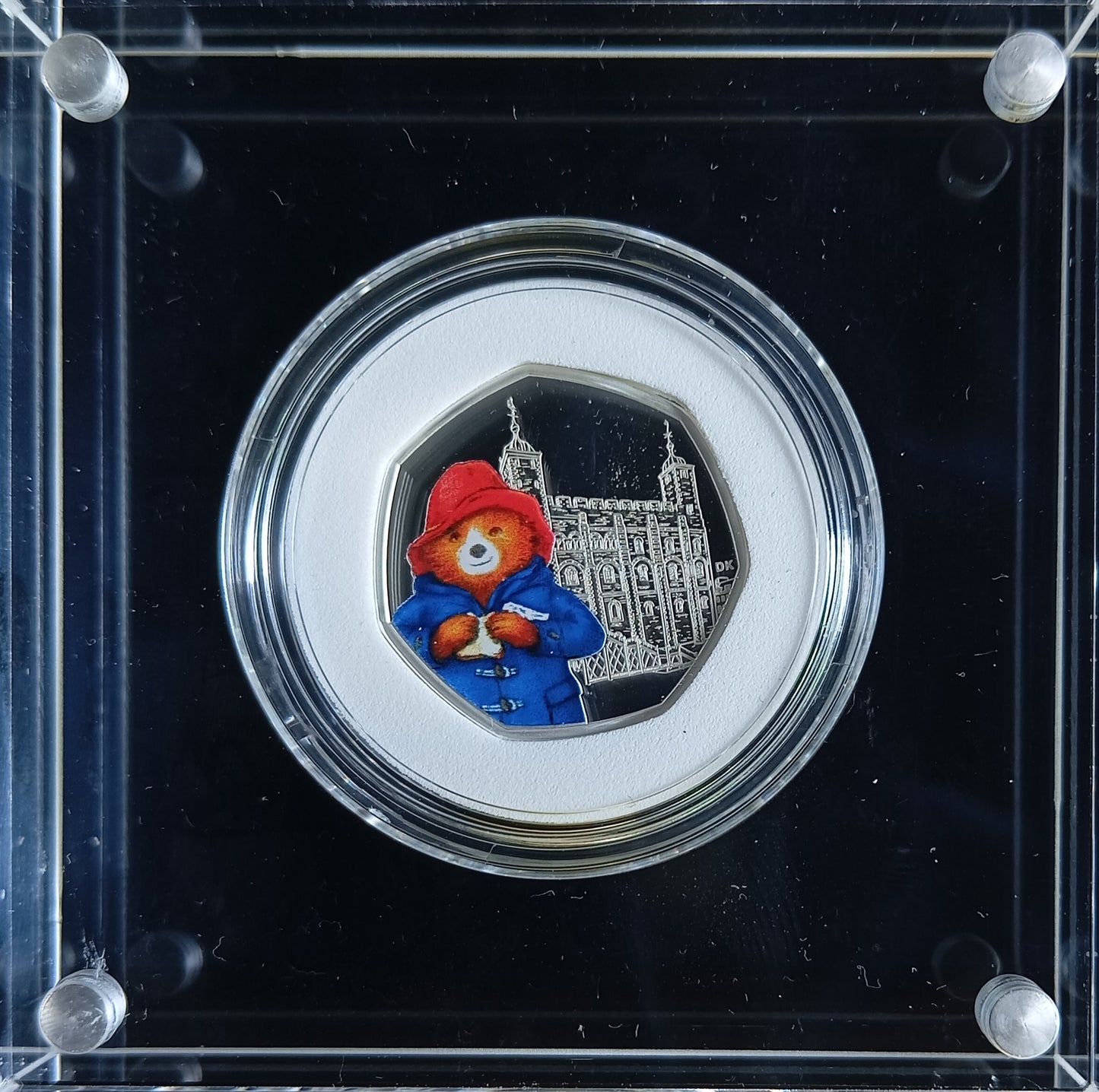 PADDINGTON BEAR AT THE TOWER, Silber Proof, 50 Pence, 2019