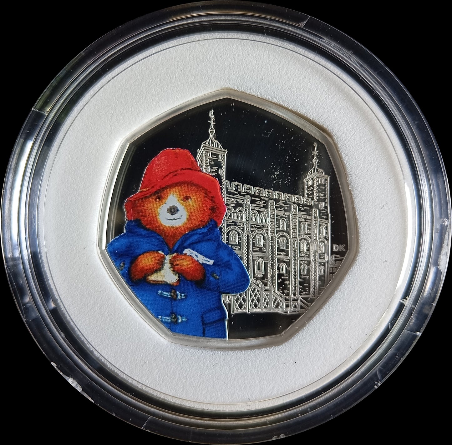 PADDINGTON BEAR AT THE TOWER, Silber Proof, 50 Pence, 2019