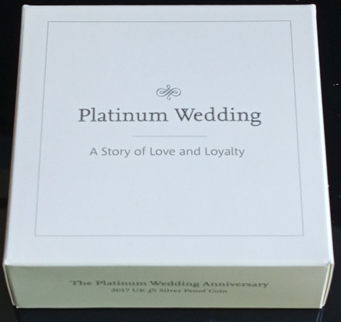 THE PLATINUM WEDDING ANNIVERSARY, 1 oz Silver Proof, 5 £, 2017