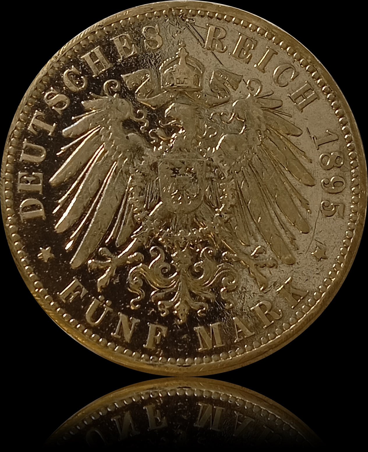 5 Mark Sachsen 1895 E Silber, König Albert, Deutsches Kaiserreich, Jaeger-Nr. 125