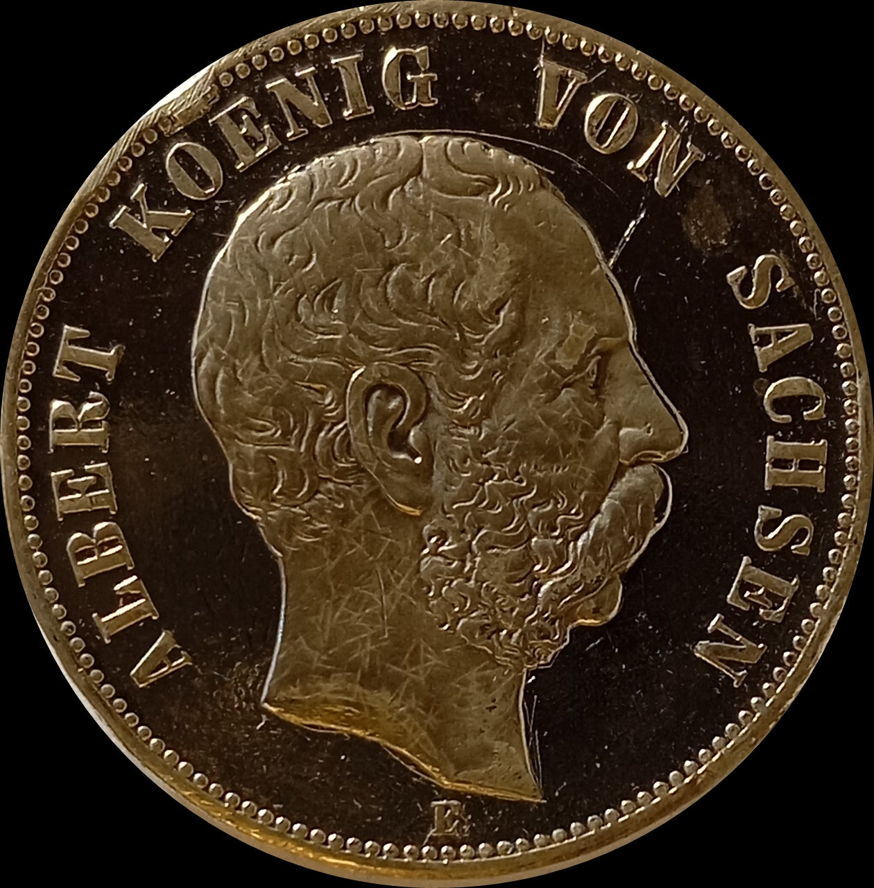 5 Mark Sachsen 1895 E Silber, König Albert, Deutsches Kaiserreich, Jaeger-Nr. 125