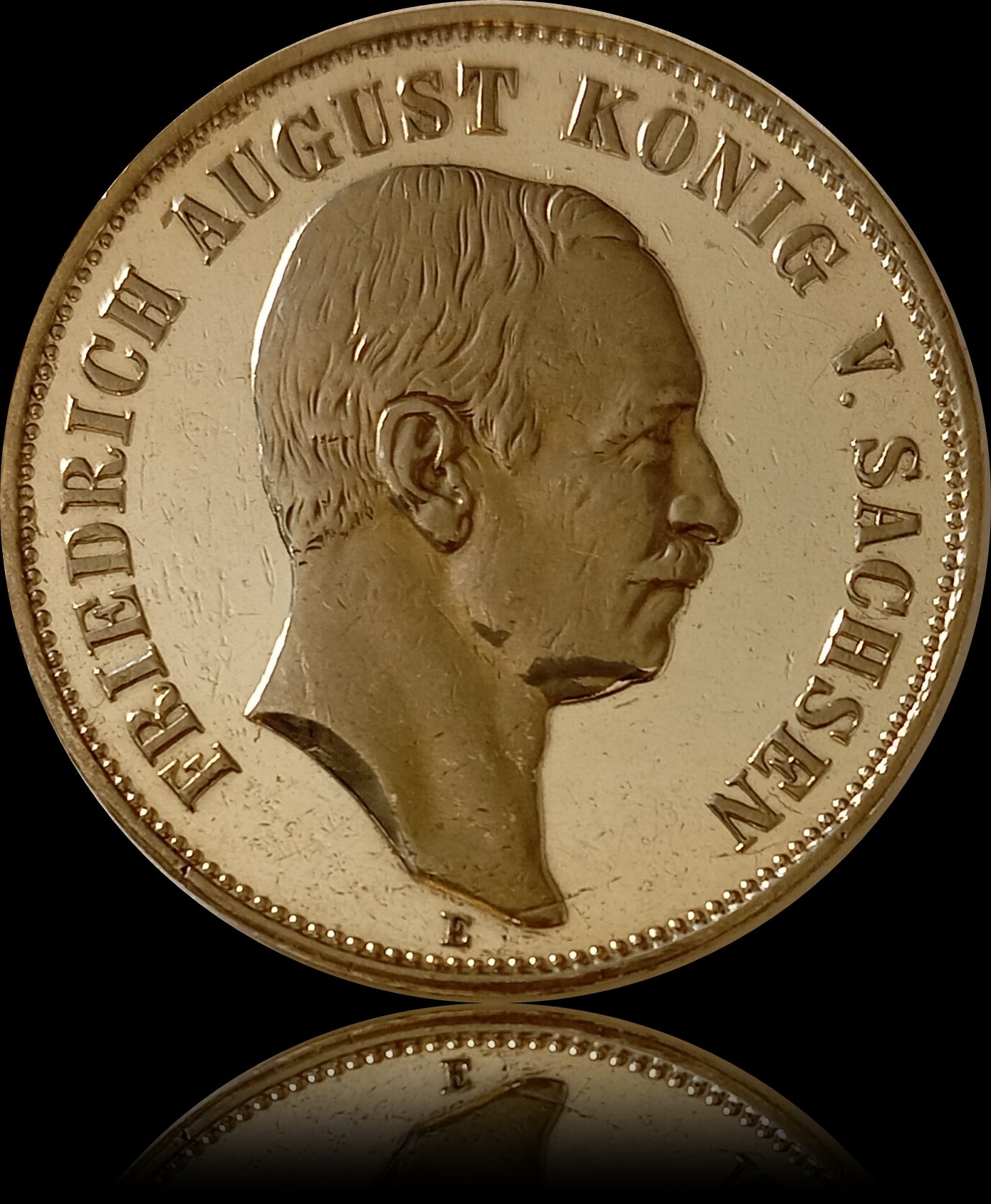 5 Mark Sachsen 1907 E Silber, König Friedrich August, Deutsches Kaiserreich, Jaeger-Nr. 136