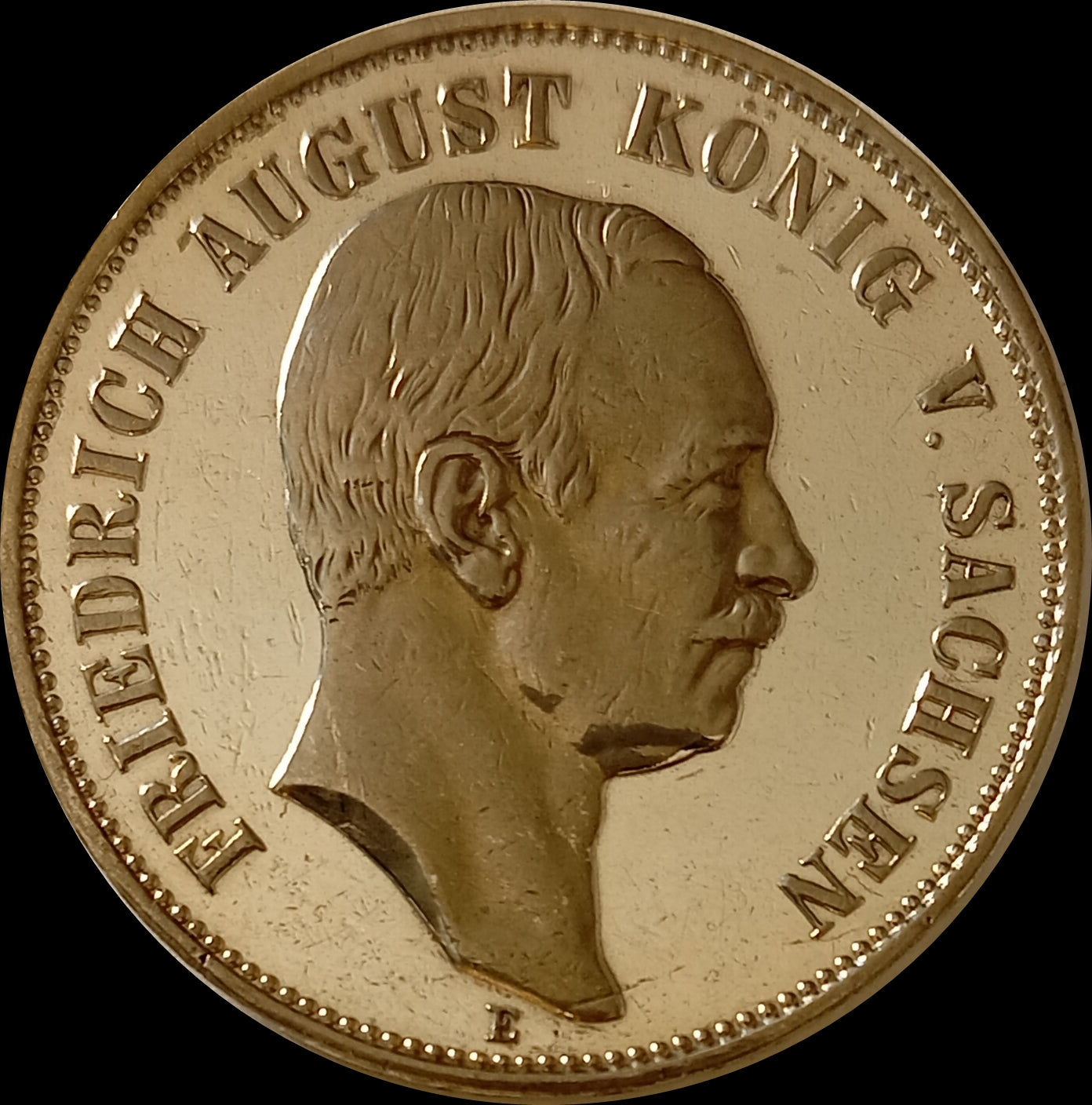 5 Mark Sachsen 1907 E Silber, König Friedrich August, Deutsches Kaiserreich, Jaeger-Nr. 136