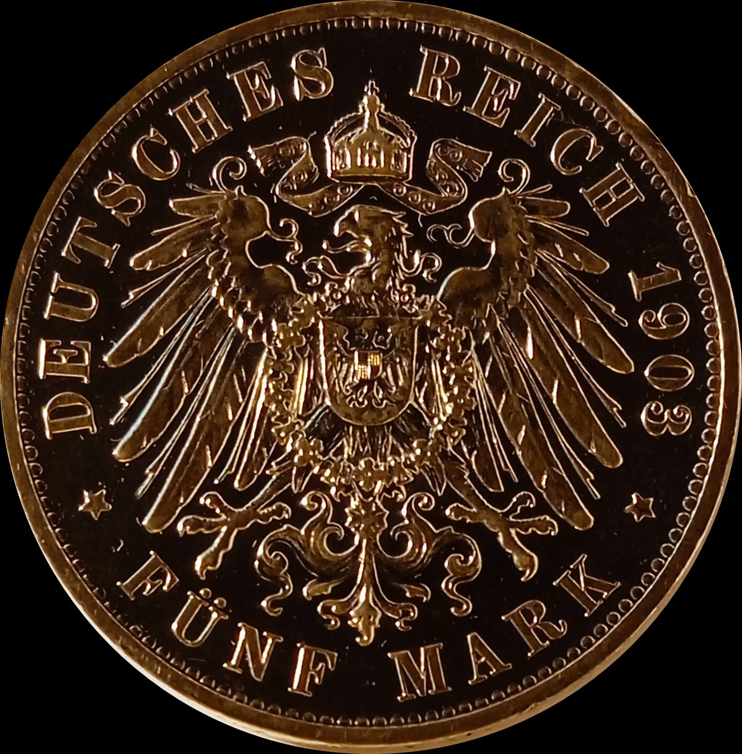 5 Mark Sachsen 1903 E Silber, König Georg, Deutsches Kaiserreich, Jaeger-Nr. 130