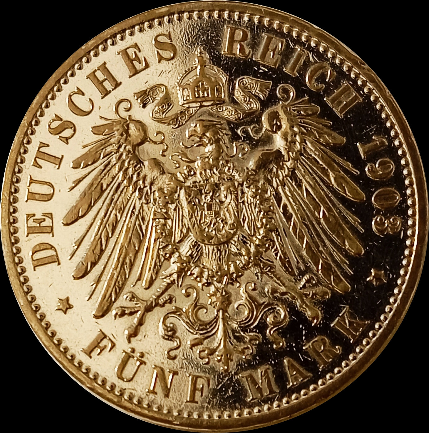 5 Mark Sachsen 1903 E Silber, König Georg, Deutsches Kaiserreich, Jaeger-Nr. 130