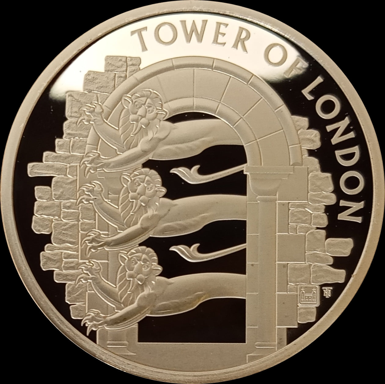 THE ROYAL MENAGERIE, Serie Tower of London, 5£, Silver Proof Piedfort, 2020