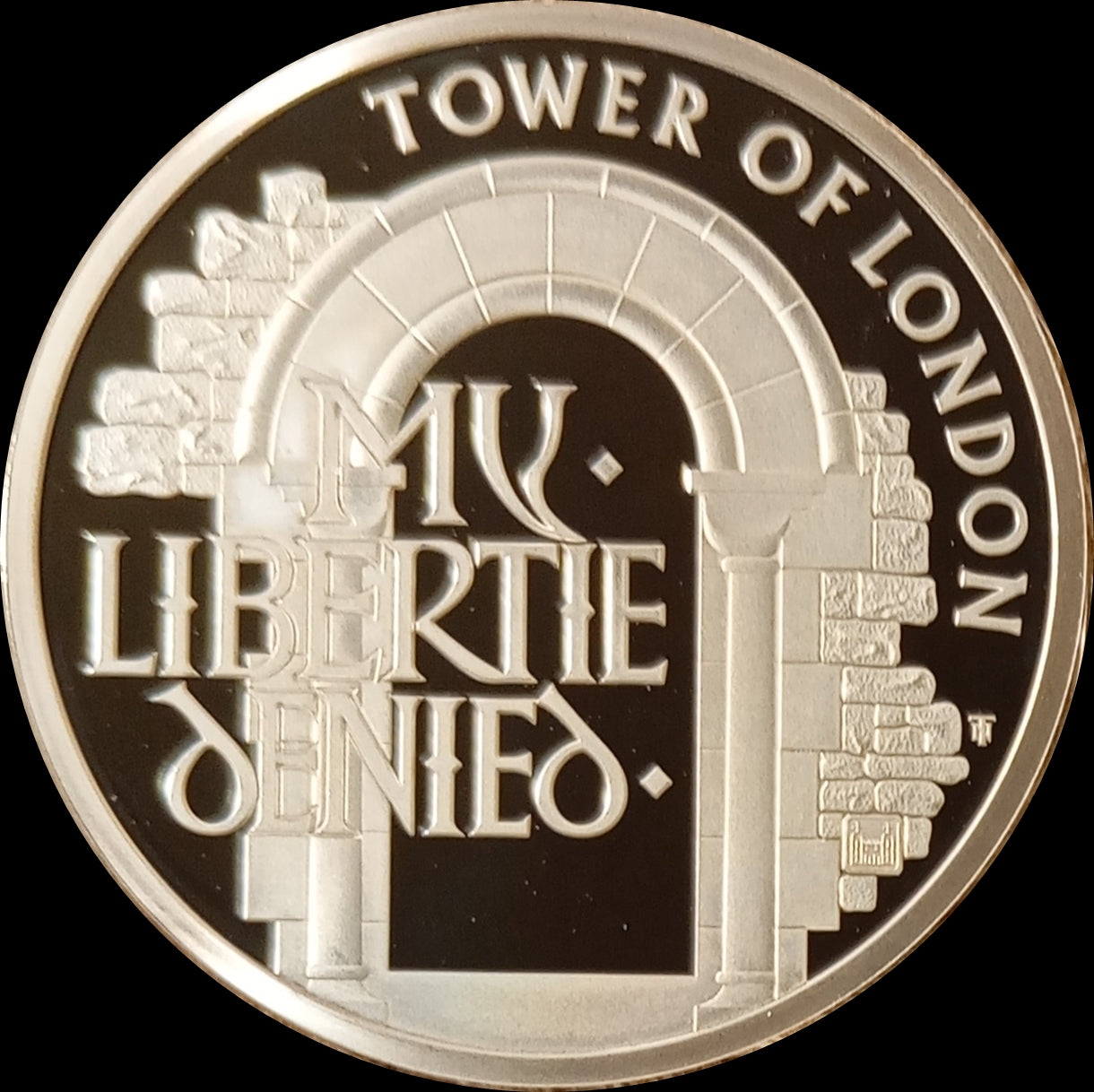 THE INFAMOUS PRISON, Serie Tower of London, 5£, Silver Proof Piedfort, 2020