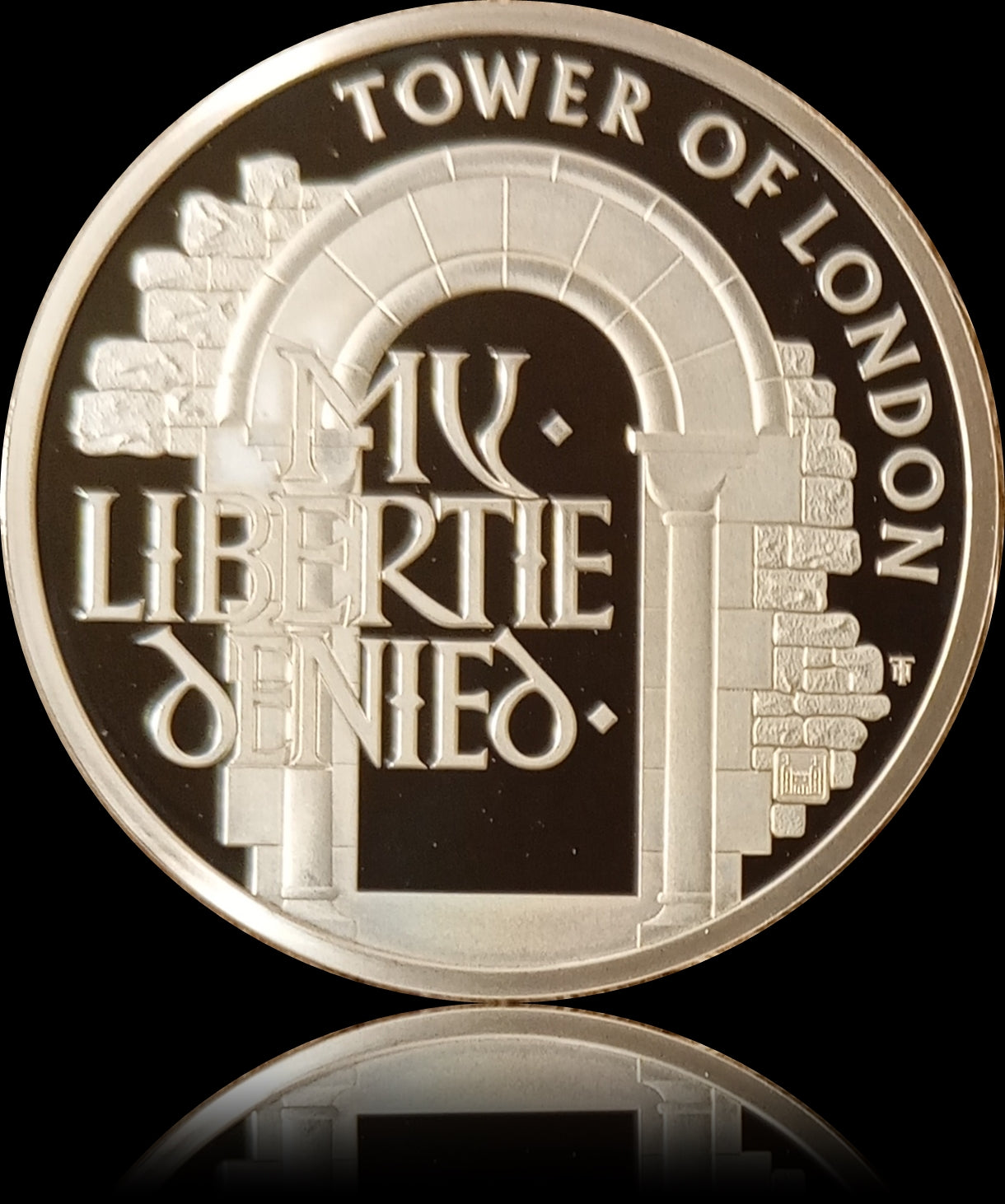 THE INFAMOUS PRISON, Serie Tower of London, 5£, Silver Proof Piedfort, 2020