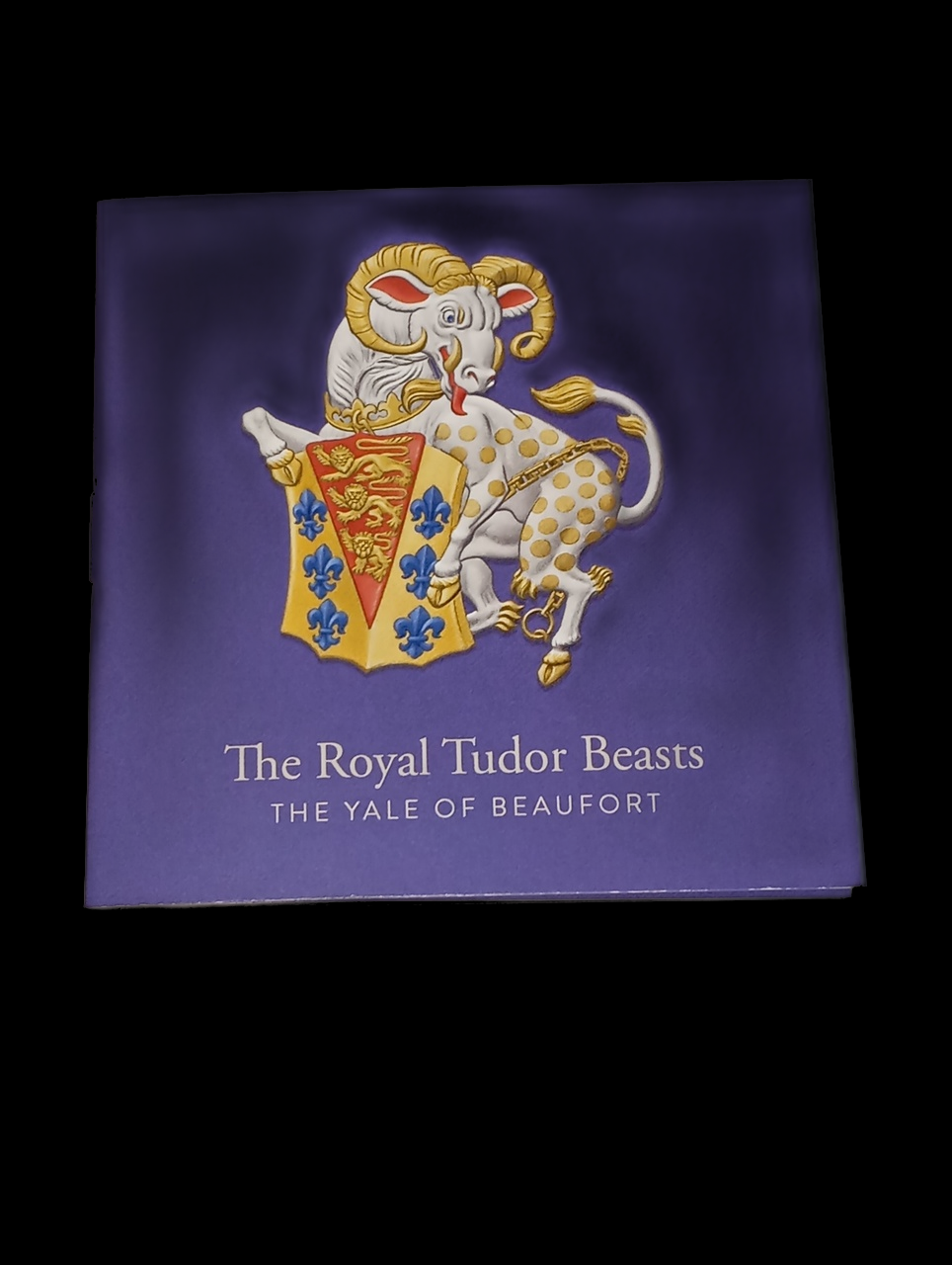 THE BEAUFORT, Serie The Royal Tudor Beasts, 1 oz Silver Proof Coin 2 £, 2023, Zertifikat 0008