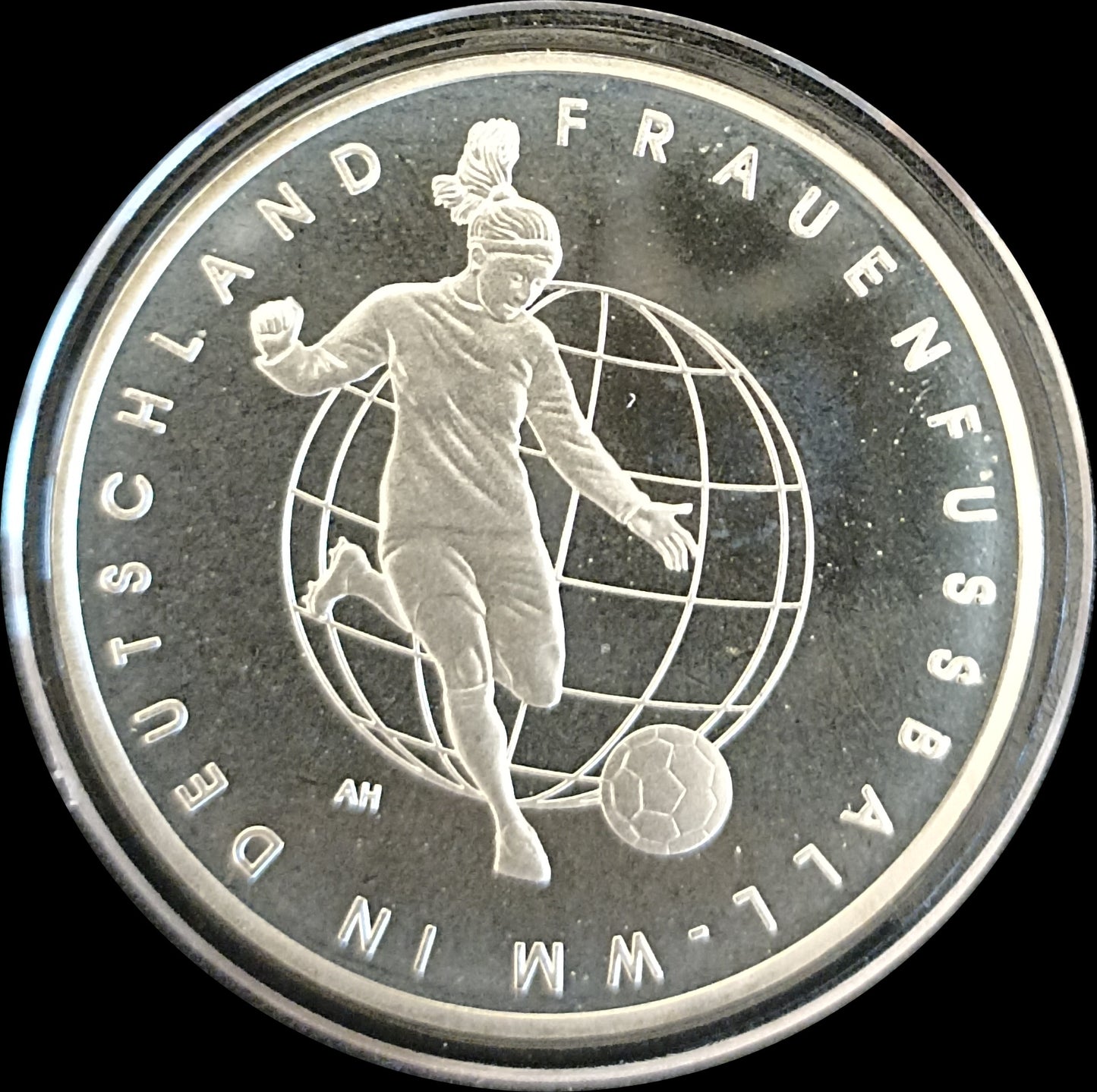 FUSSBALL FRAUEN WM , Serie 10 € Silber Gedenkmünzen Deutschland, Spiegelglanz, 2011