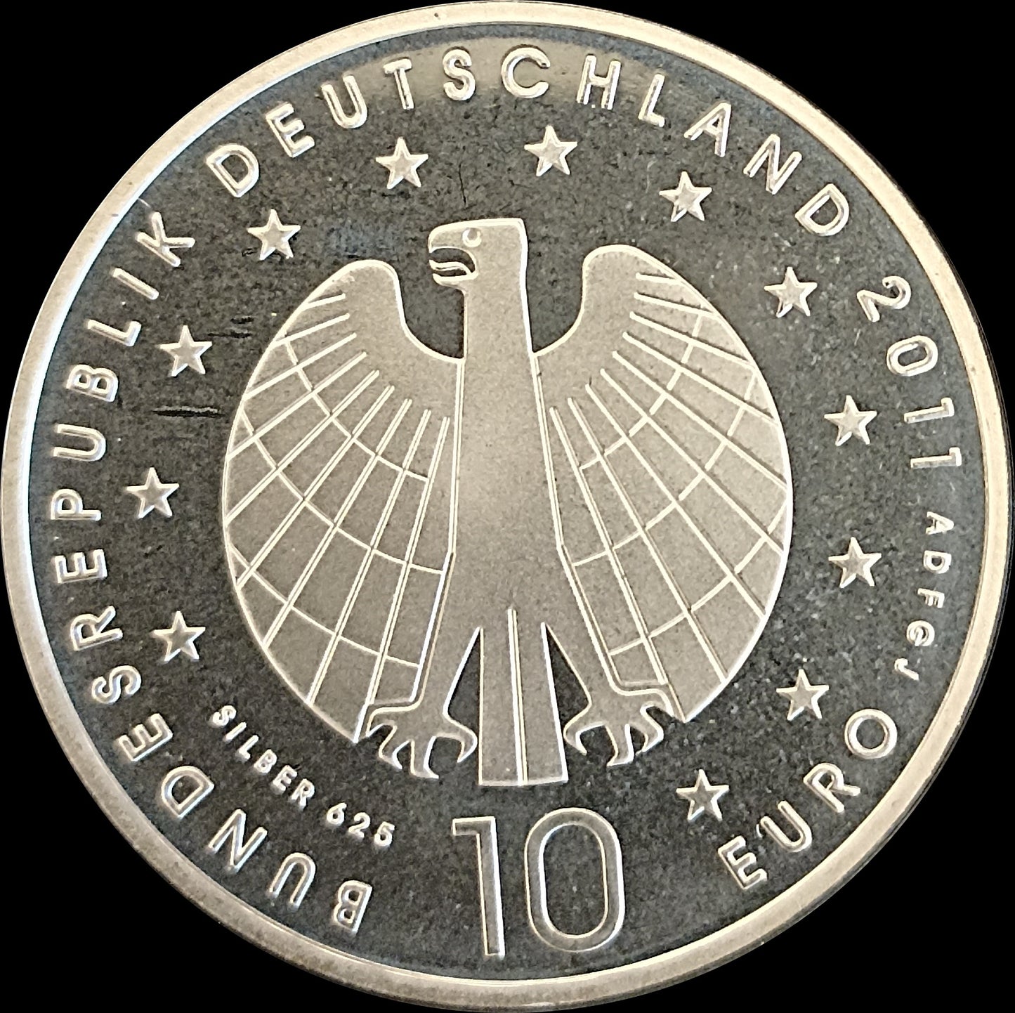 FUSSBALL FRAUEN WM , Serie 10 € Silber Gedenkmünzen Deutschland, Spiegelglanz, 2011