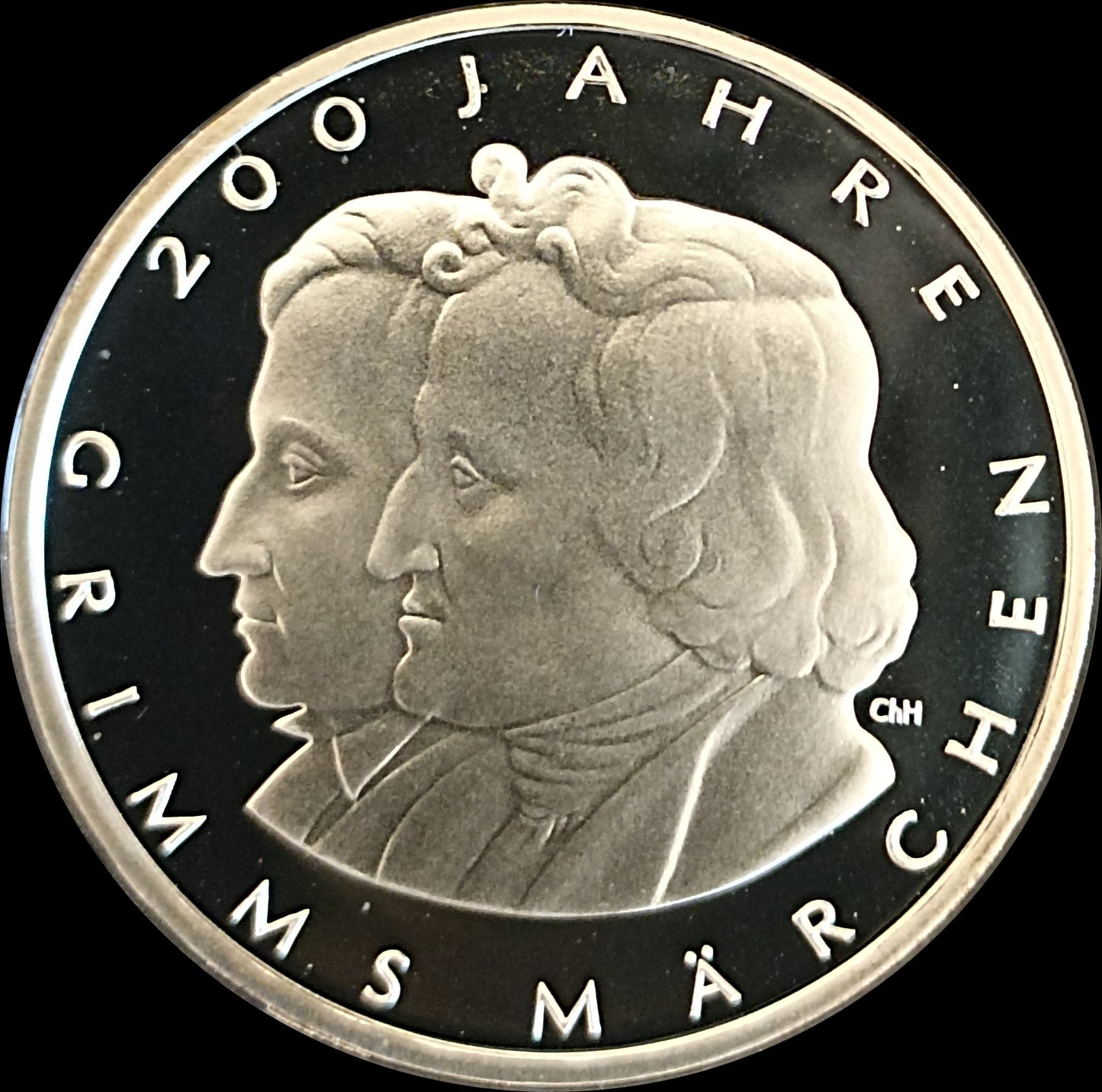 200 JAHRE GRIMMS MÄRCHEN, Serie 10 € Silber Gedenkmünzen Deutschland, Spiegelglanz, 2012