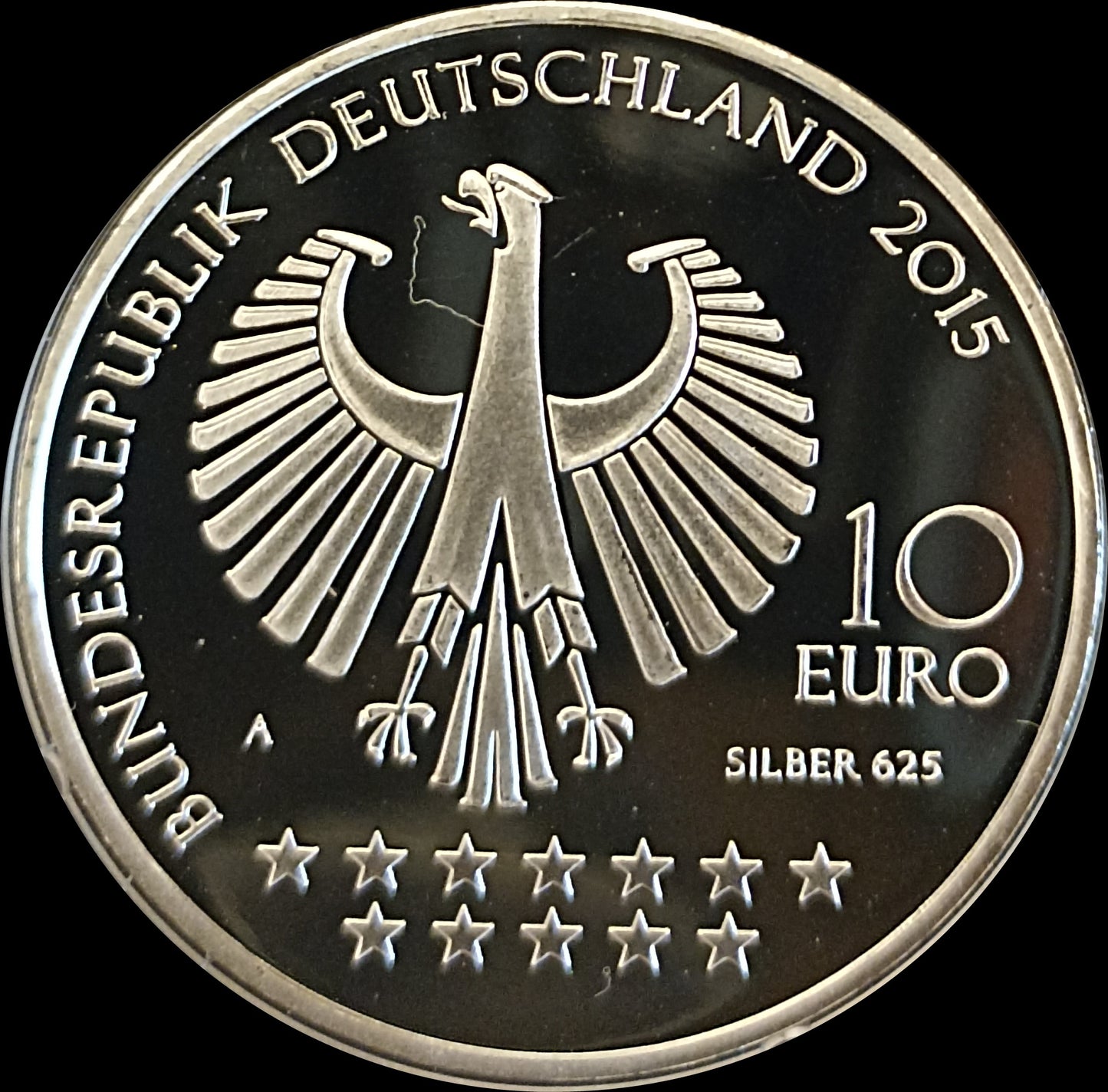 200. GEBURTSTAG OTTO VON BISMARCK, Serie 10 € Silber Gedenkmünzen Deutschland, Spiegelglanz, 2015