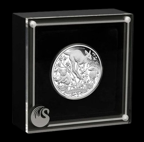 125. GEBURTSTAG PERTH MINT, 1 $, 1 oz Silver Proof, 2024