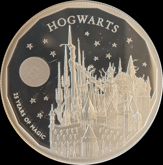 HOGWARTS, Serie Harry Potter, 2 Oz Silver NGC PF 69, 5 £, 2023