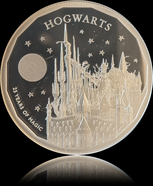 HOGWARTS, Serie Harry Potter, 2 Oz Silver NGC PF 69, 5 £, 2023