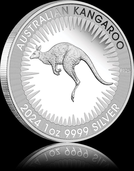 KANGAROO, Serie Perth Mint Australia 1 oz Silber  Proof, 1$, 2024