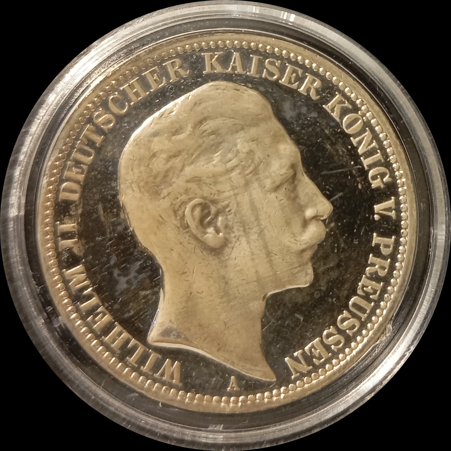 3 Mark Preußen 1911 A Silber, Kaiser Wilhelm II. Deutsches Kaiserreich, Jaeger-Nr. 103