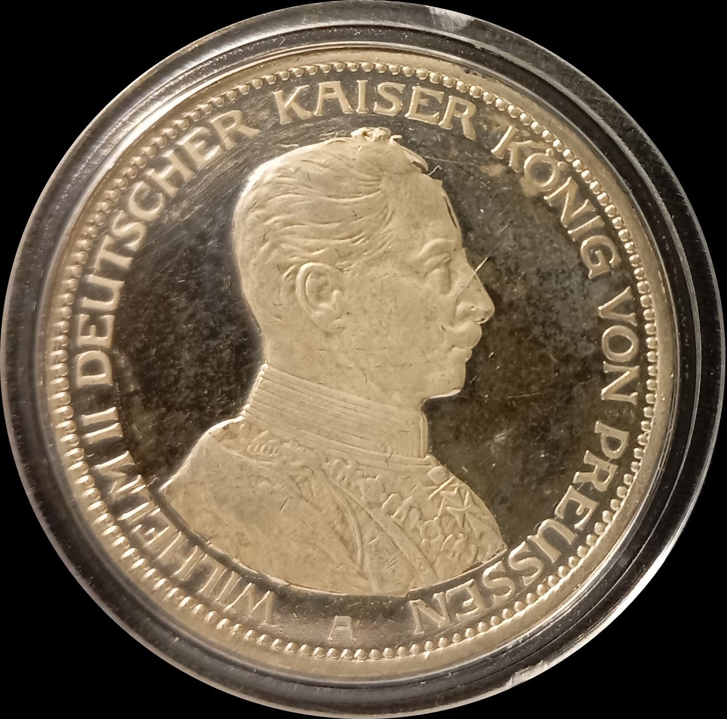 3 Mark Preußen 1914 A Silber, Kaiser Wilhelm II., 25jähriges Regierungsjubiläum, Jaeger-Nr. 113