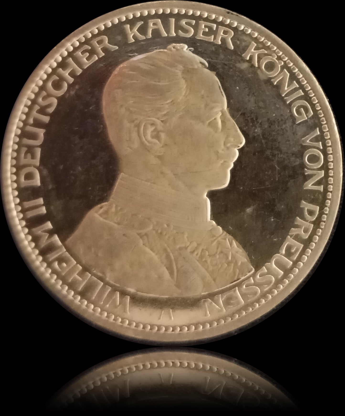 3 Mark Preußen 1914 A Silber, Kaiser Wilhelm II., 25jähriges Regierungsjubiläum, Jaeger-Nr. 113