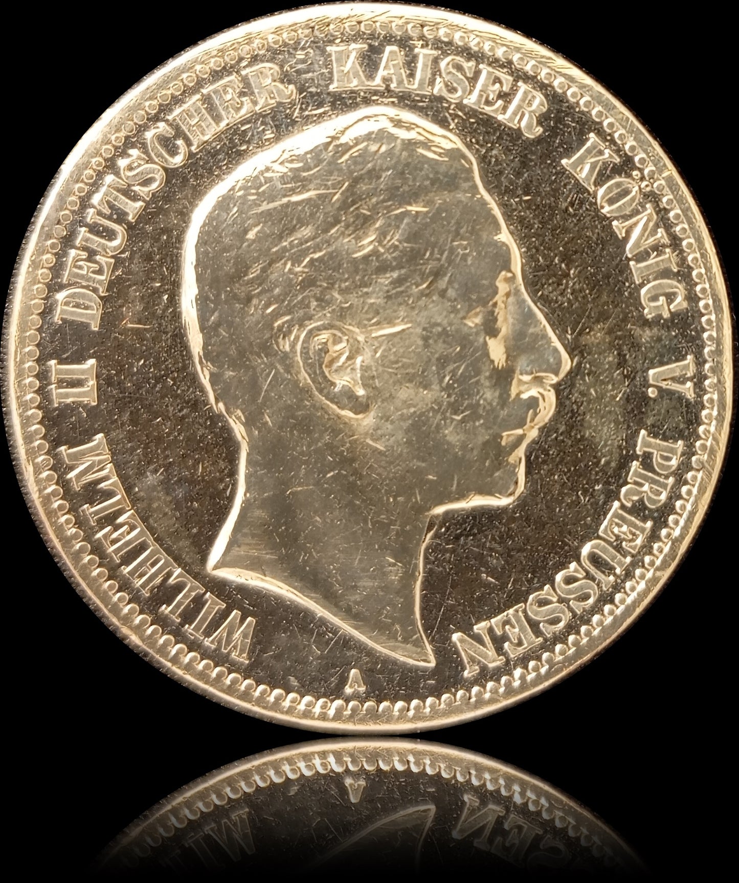 5 Mark Preußen 1893 A Silber, Kaiser Wilhelm II. Deutsches Kaiserreich, Jaeger-Nr. 104