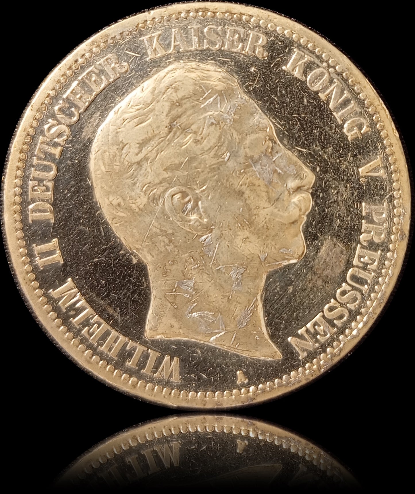 5 Mark Preußen 1894 A Silber, Kaiser Wilhelm II. Deutsches Kaiserreich, Jaeger-Nr. 104