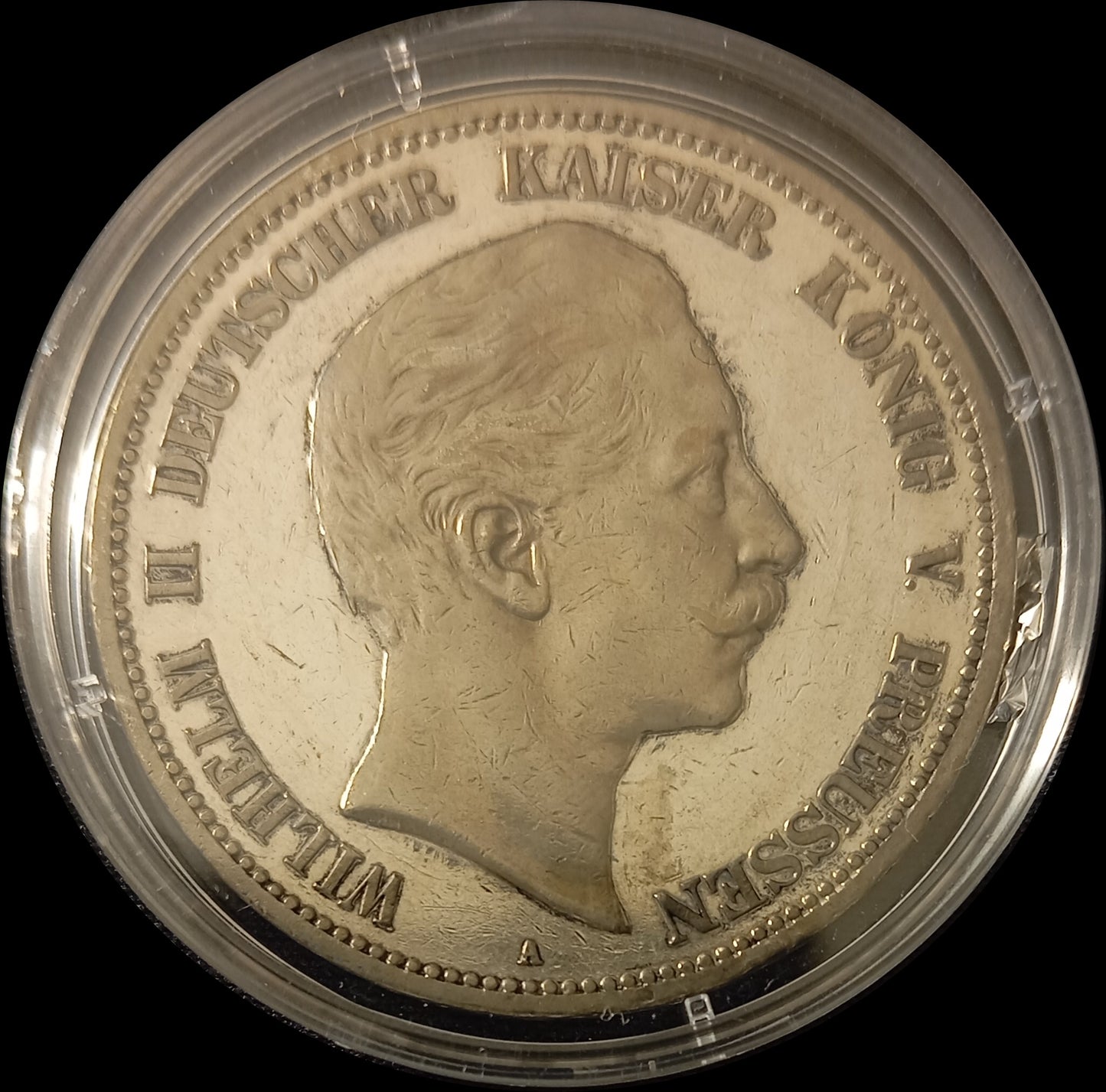 5 Mark Preußen 1895 A Silber, Kaiser Wilhelm II. Deutsches Kaiserreich, Jaeger-Nr. 104