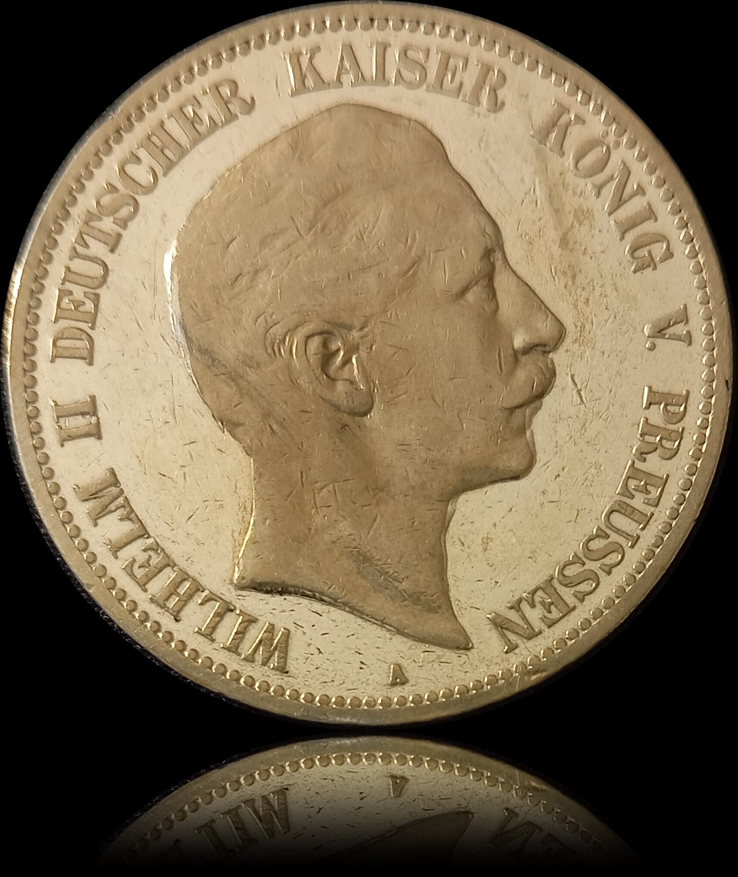 5 Mark Preußen 1898 A Silber, Kaiser Wilhelm II. Deutsches Kaiserreich, Jaeger-Nr. 104