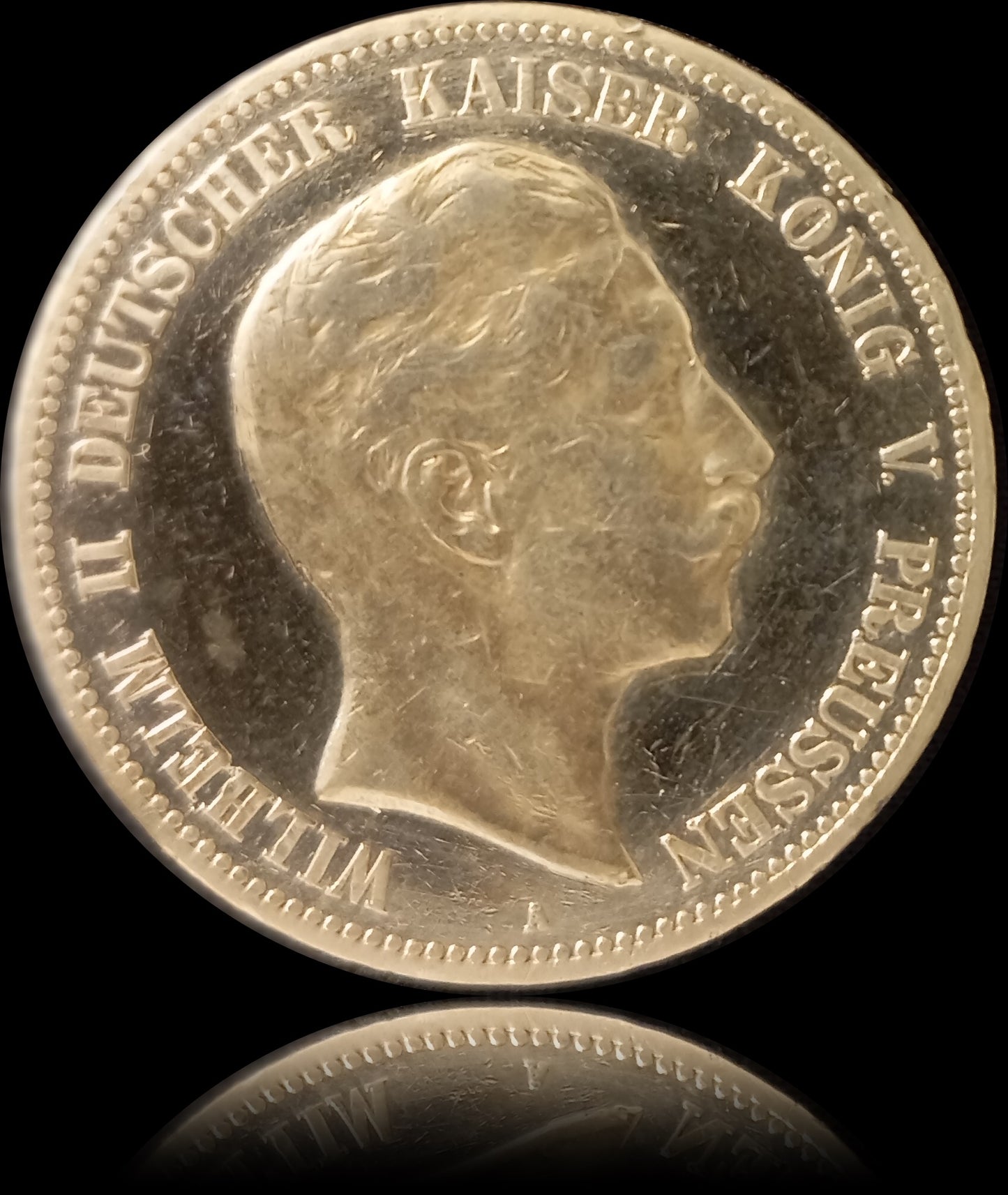 5 Mark Preußen 1901 A Silber, Kaiser Wilhelm II. Deutsches Kaiserreich, Jaeger-Nr. 104