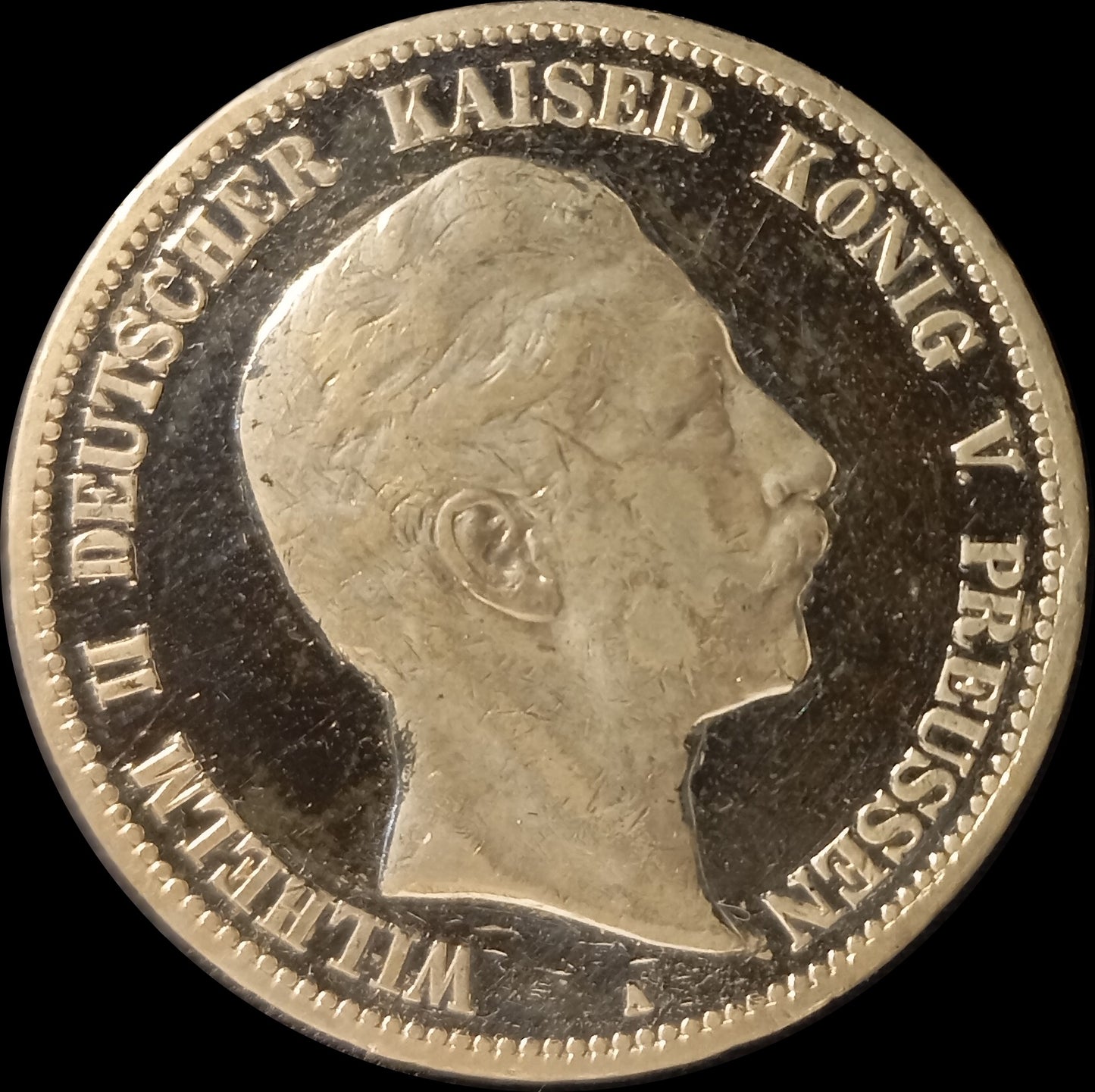 5 Mark Preußen 1902 A Silber, Kaiser Wilhelm II. Deutsches Kaiserreich, Jaeger-Nr. 104