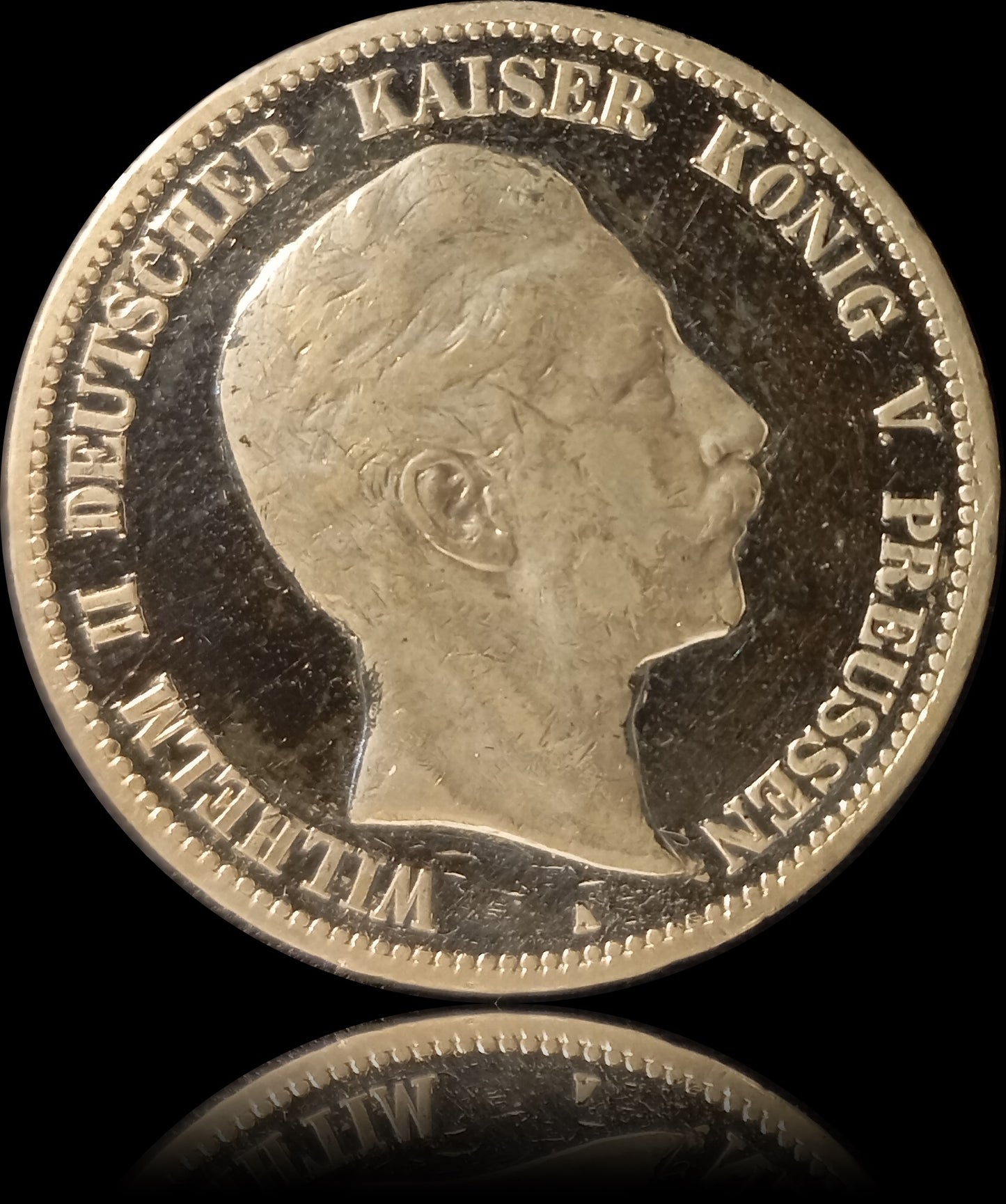 5 Mark Preußen 1902 A Silber, Kaiser Wilhelm II. Deutsches Kaiserreich, Jaeger-Nr. 104