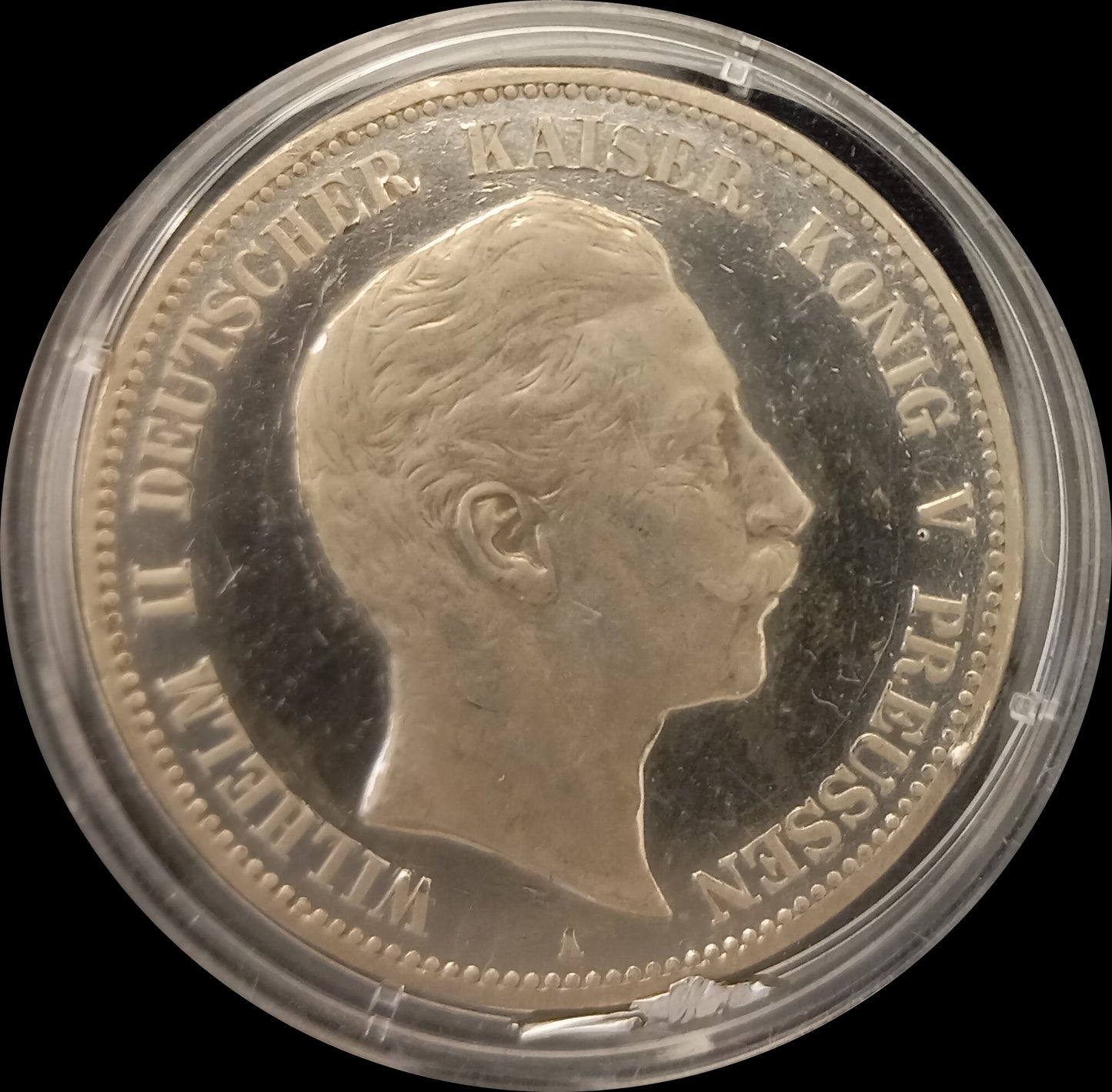 5 Mark Preußen 1904 A Silber, Kaiser Wilhelm II. Deutsches Kaiserreich, Jaeger-Nr. 104