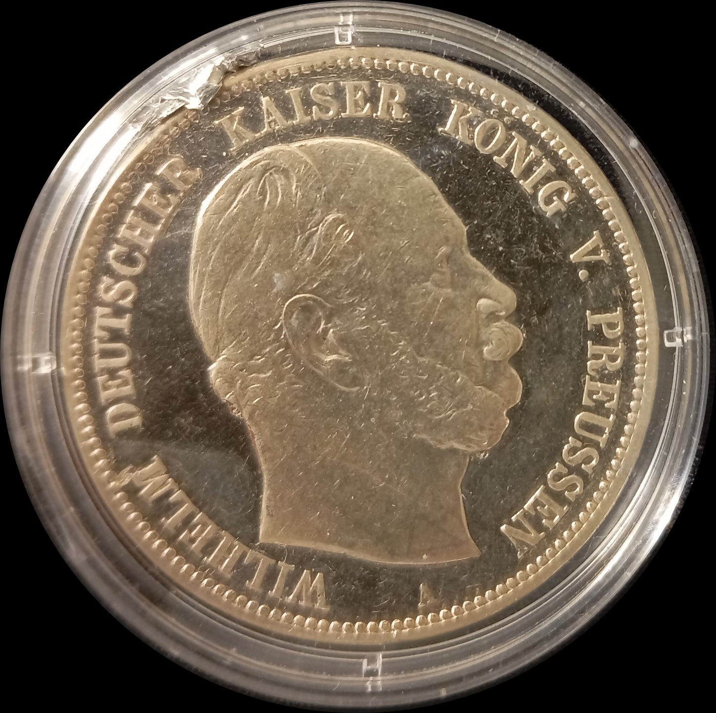 5 Mark Preußen 1874 A Silber, Kaiser Wilhelm I. Deutsches Kaiserreich, Jaeger-Nr. 97