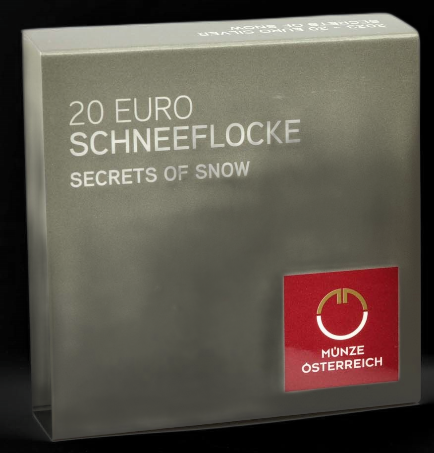 DIE SCHNEEFLOCKE, Österreich 20 EURO 2023 Polierte Platte , 2023