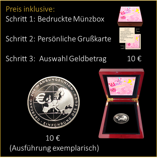 Geburt - Girl - Glückwunsch - 10 €