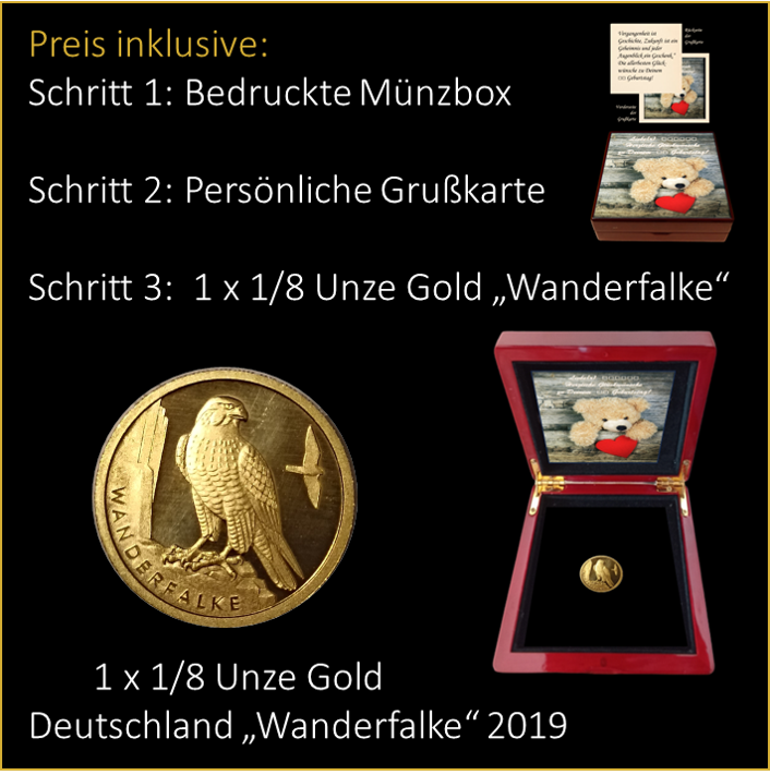 Geburtstag - Bärchen - Wegbegleiter - 20 € Gold