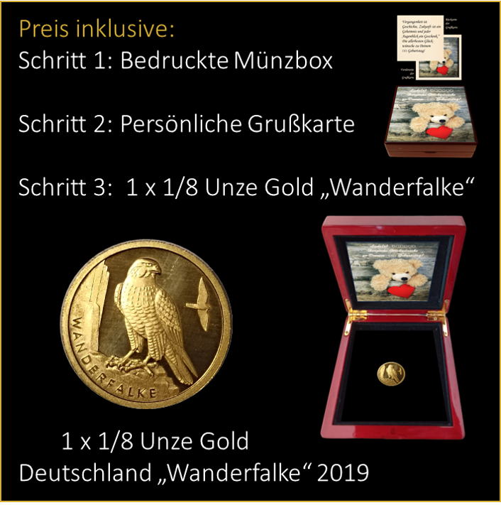 Geburtstag - Bärchen - Zukunft - 20 € Gold
