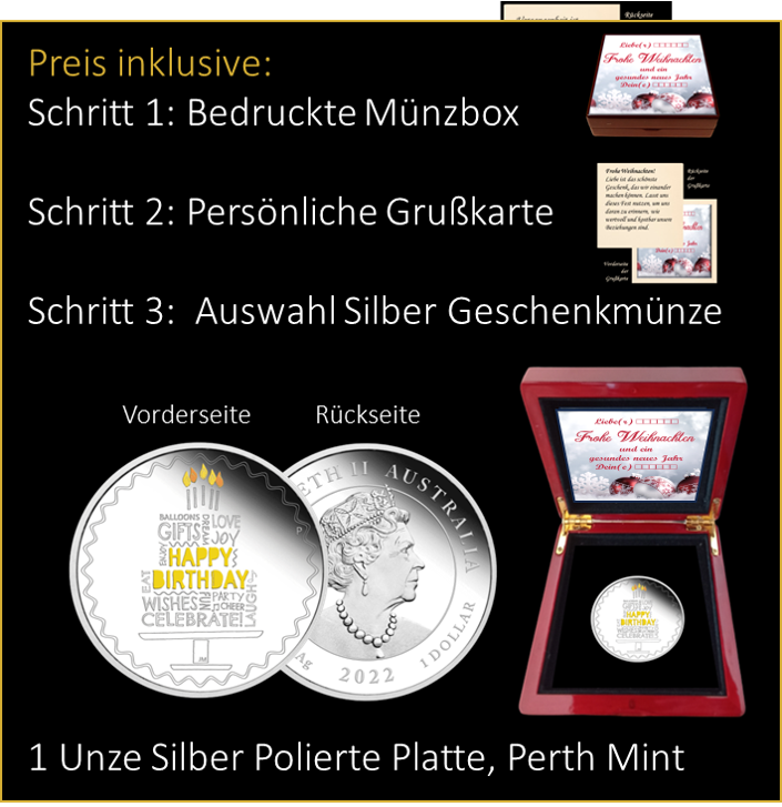 Geburtstag - Balloons - Zukunft- 1 oz Silber