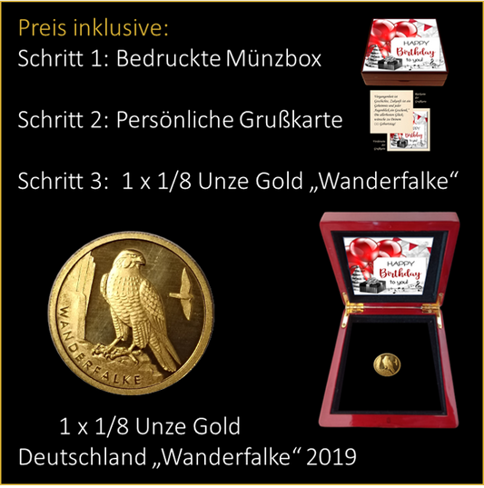 Geburtstag - Balloons - Wegbegleiter  - 20 € Gold