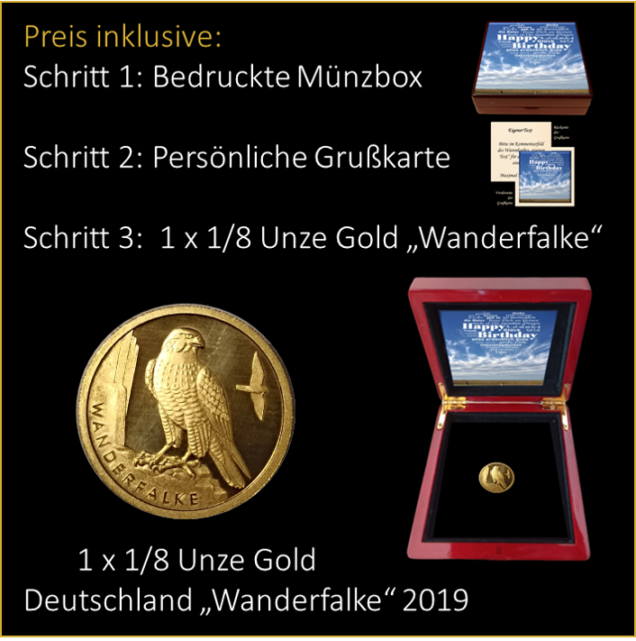 Geburtstag - Himmel - Zukunft - 20 € Gold