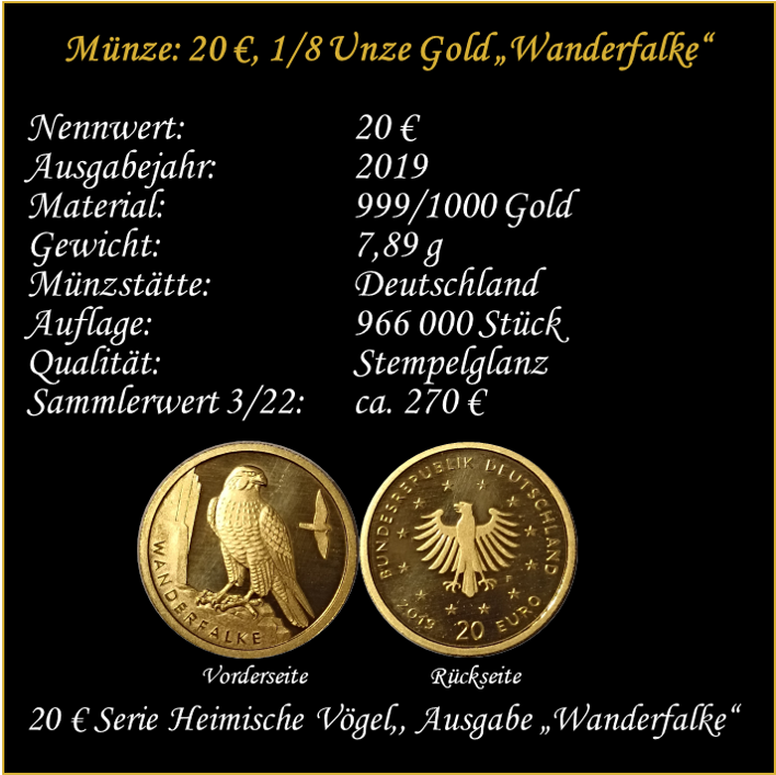 Geburtstag - Himmel - Zukunft - 20 € Gold