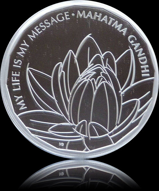 MAHATMA GHANDI, 1 oz Silber 2£, Proof, 2021