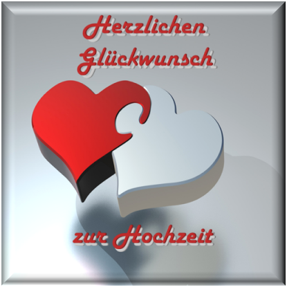 Hochzeit - Herzen -  Marc Twain - 20 €