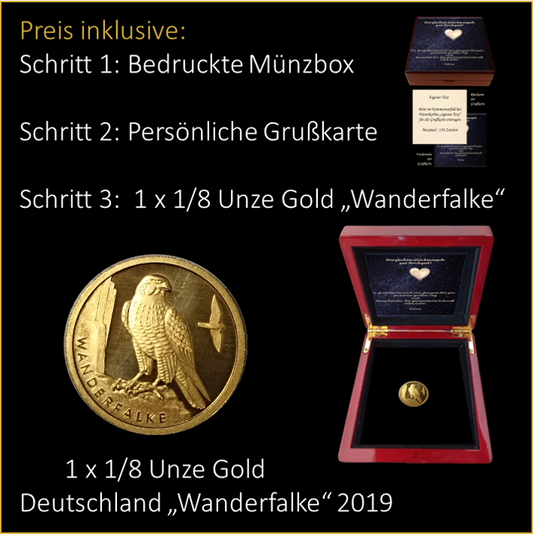 Hochzeit - Sterne - Glückstag - 20 € Gold