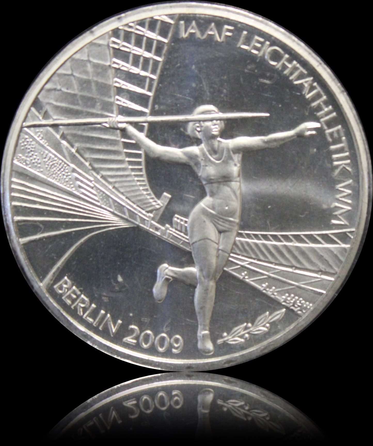 FIS ALPINE SKI WM 2011 GARMISCH-PARTENKIRCHEN, Serie 10 € Silber Gedenkmünzen Deutschland, Stempelglanz, 2010